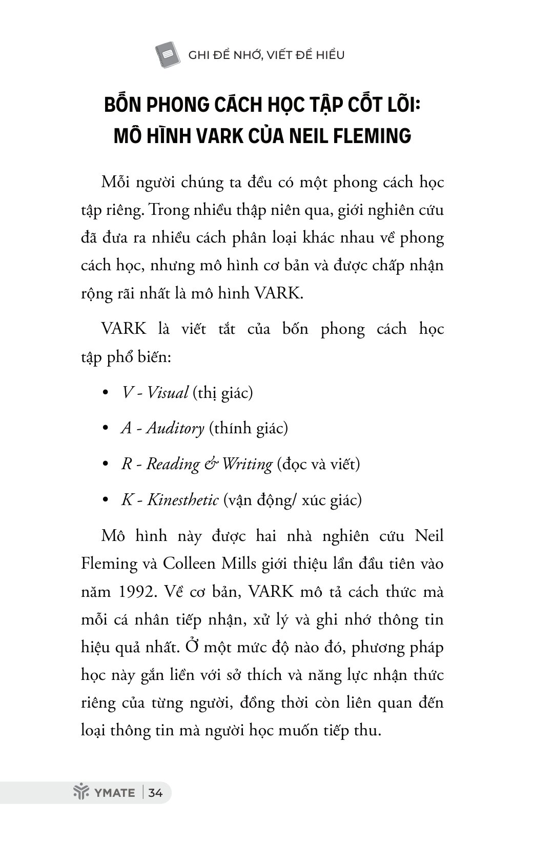 Ghi Để Nhớ, Viết Để Hiểu - Kích Hoạt Não Bộ Bằng Phương Pháp Ghi Chép Thông Minh