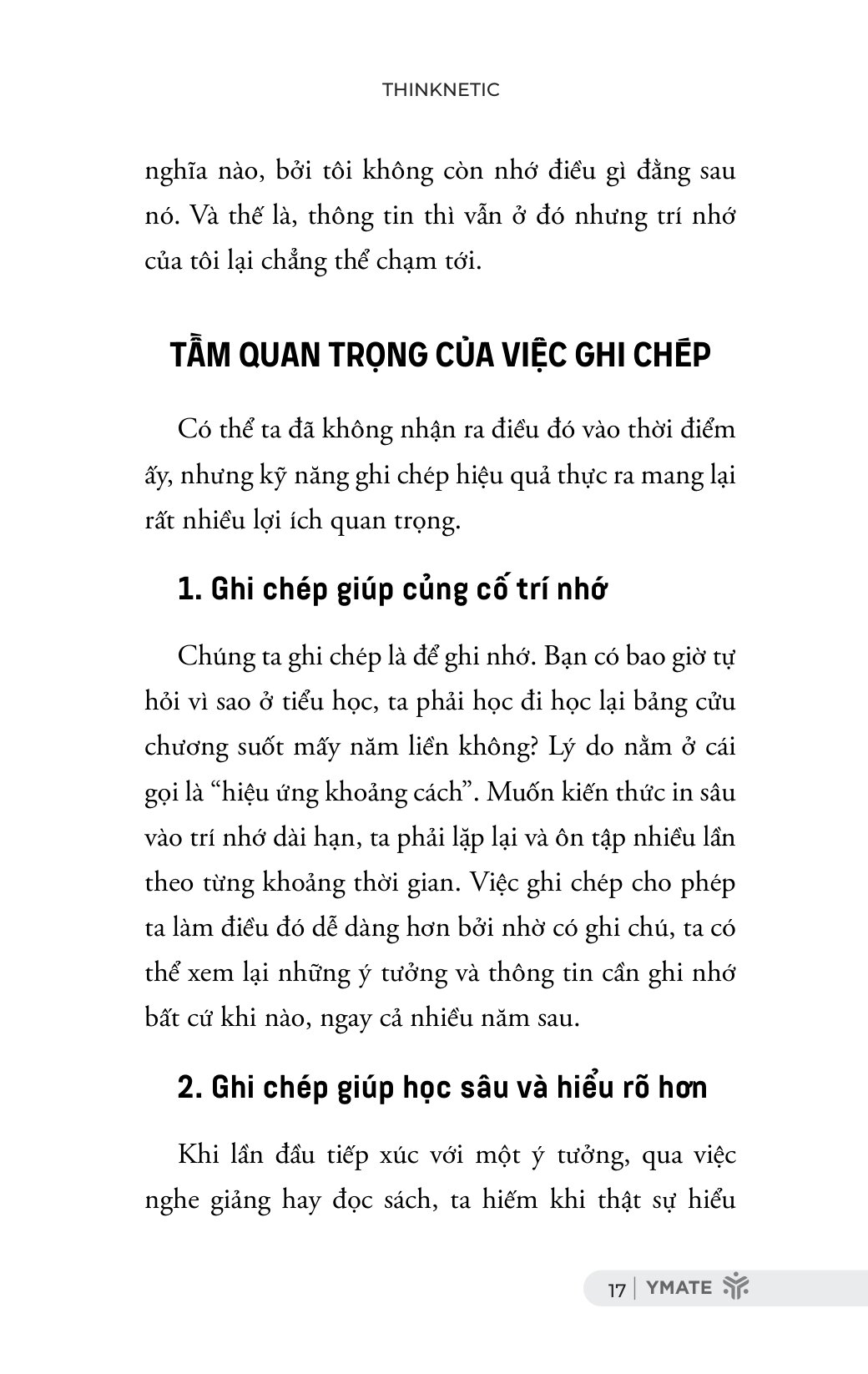 Ghi Để Nhớ, Viết Để Hiểu - Kích Hoạt Não Bộ Bằng Phương Pháp Ghi Chép Thông Minh