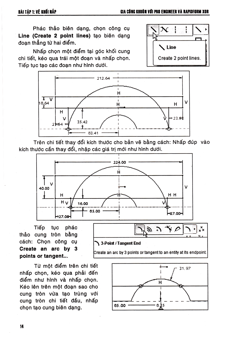 gia công khuôn với pro engineer & rapidform xor