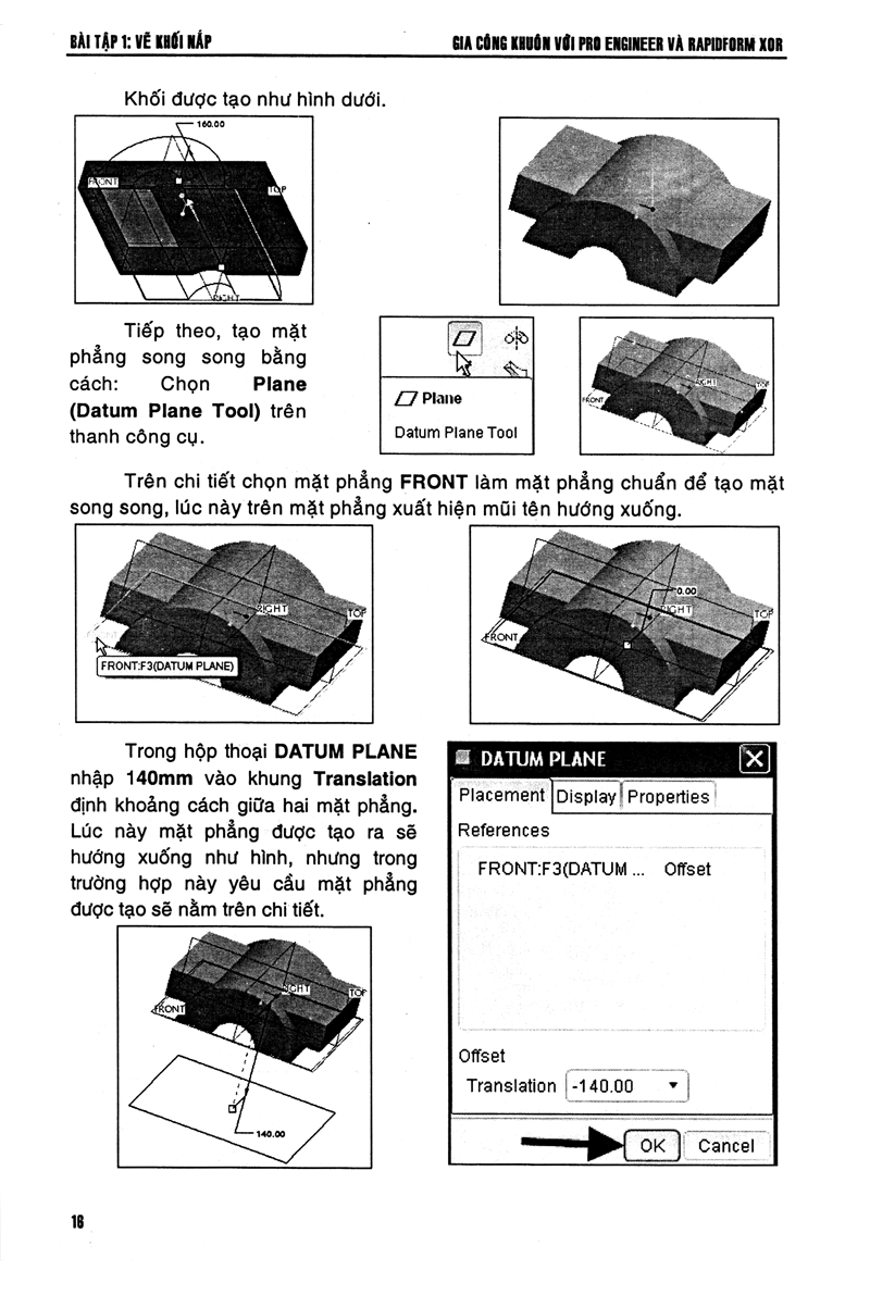 gia công khuôn với pro engineer & rapidform xor