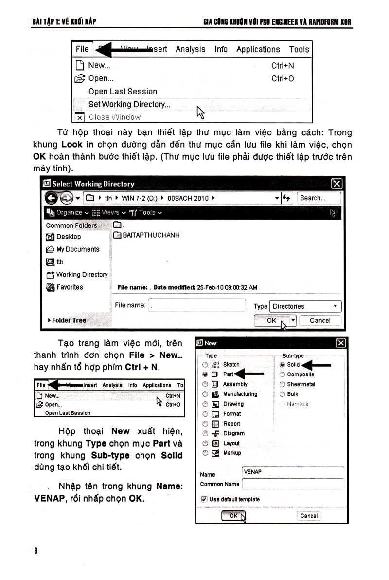 gia công khuôn với pro engineer & rapidform xor