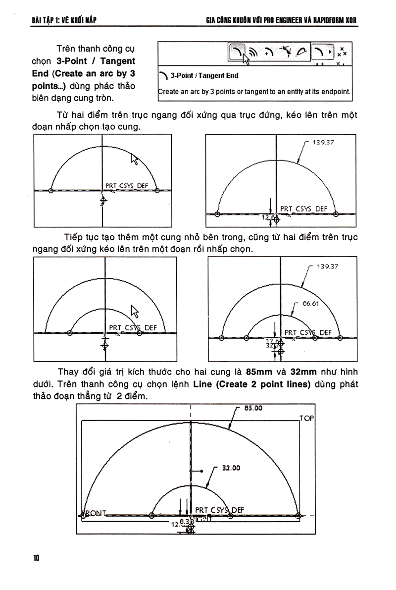 gia công khuôn với pro engineer & rapidform xor