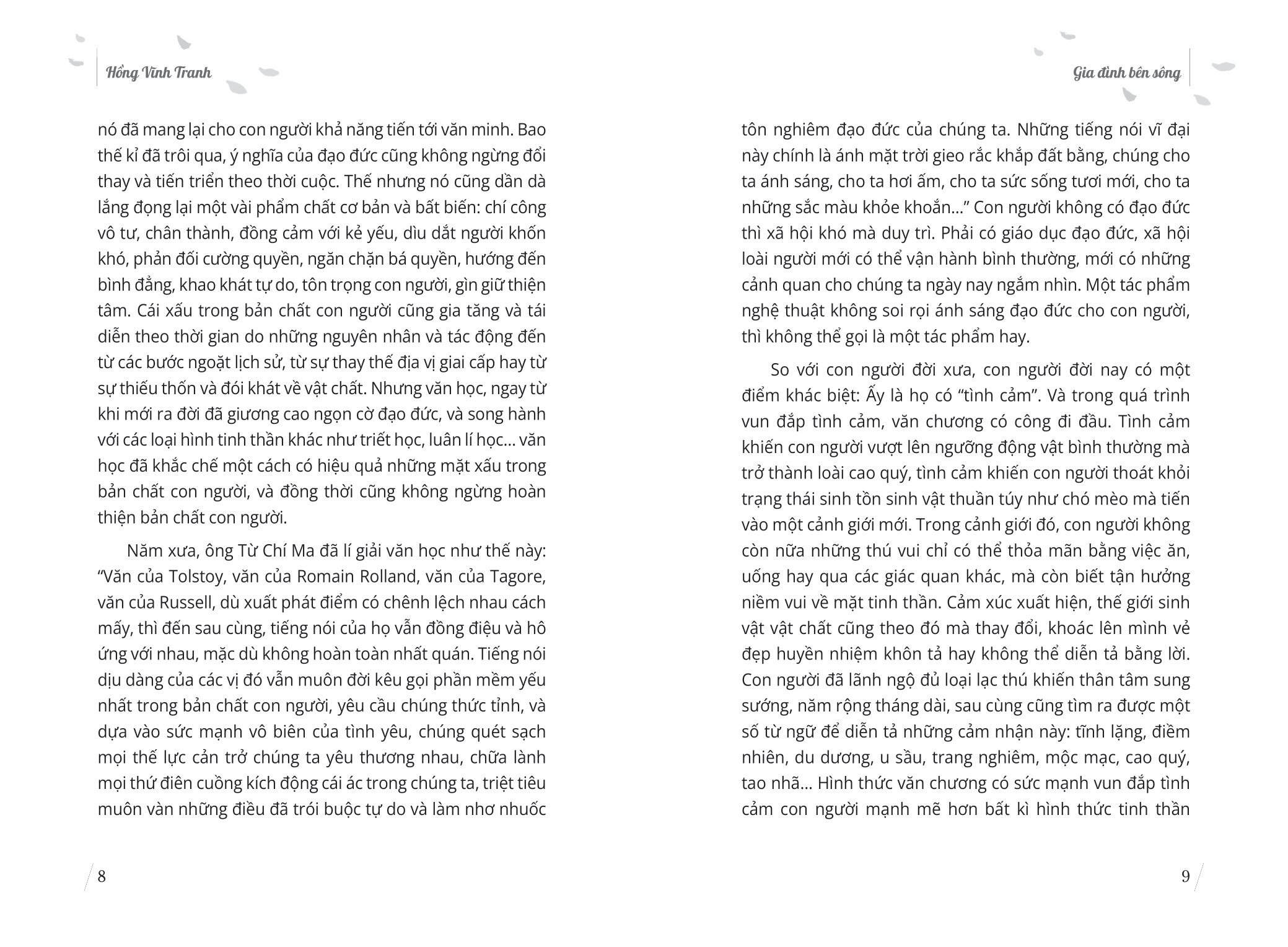 gia đình bên sông