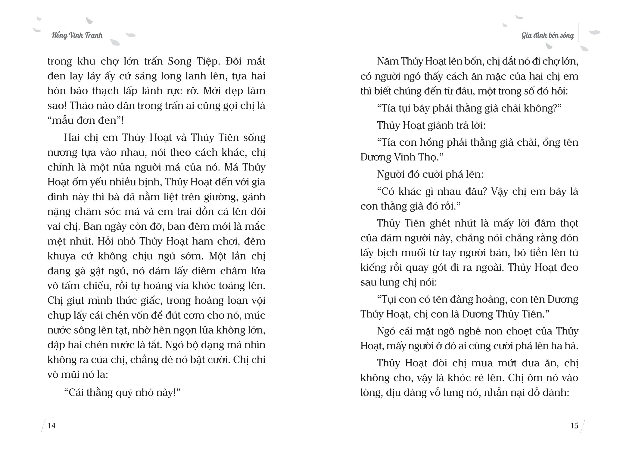 gia đình bên sông