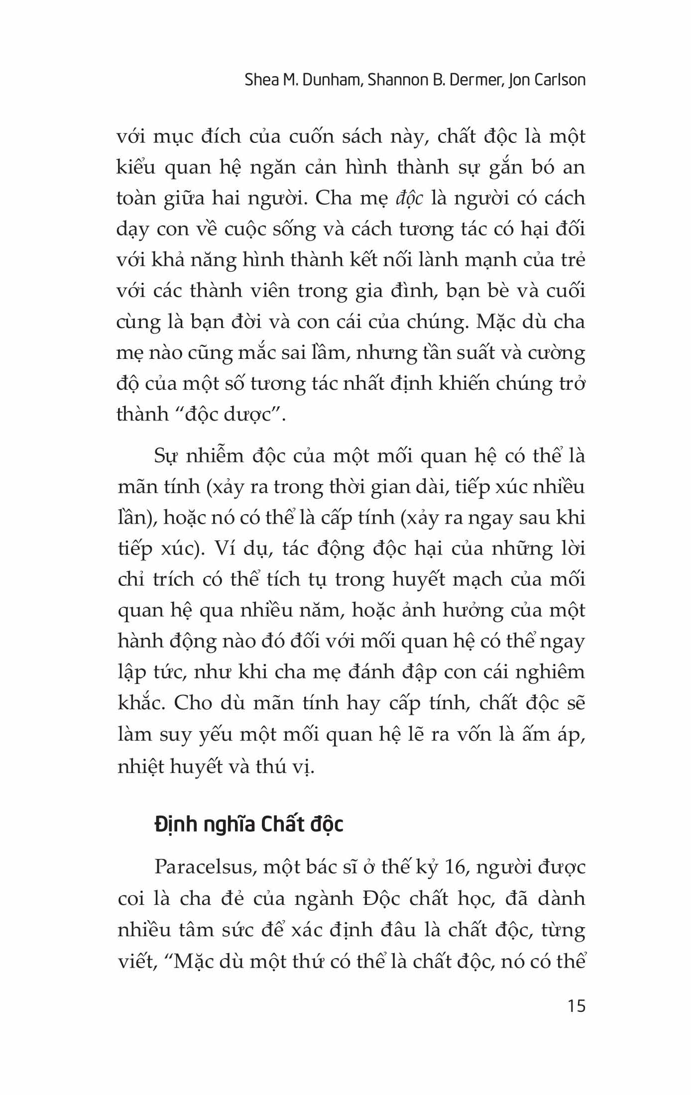 gia đình độc hại