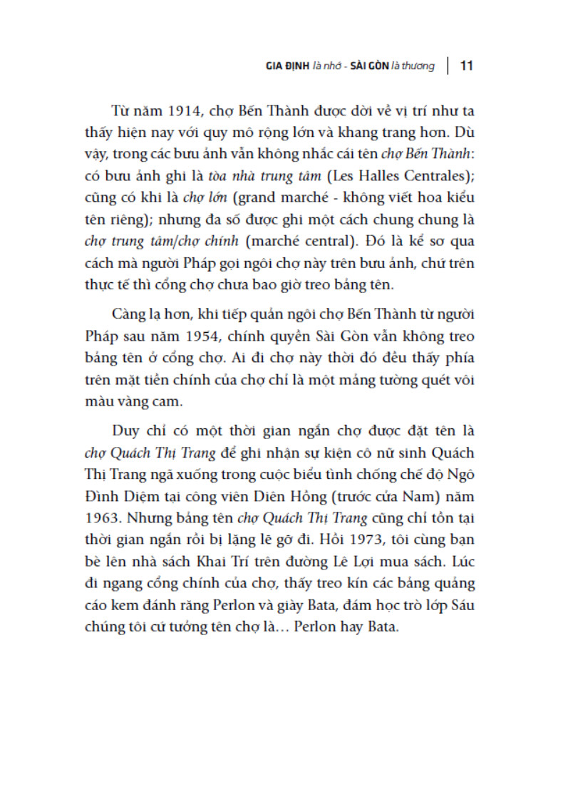 gia định là nhớ - sài gòn là thương