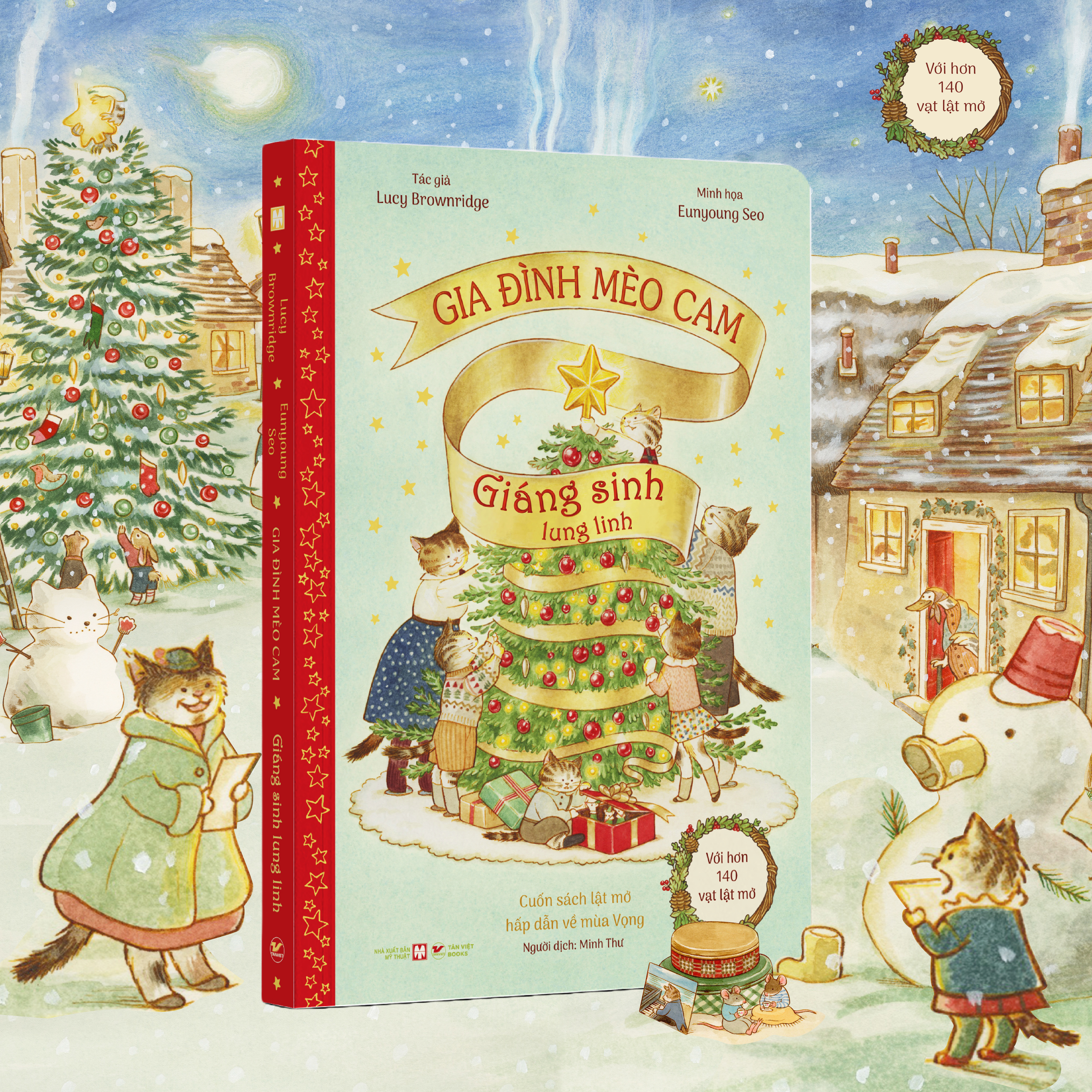 Gia Dinh Meo Cam - Giang Sinh Lung Linh - Bia Cung