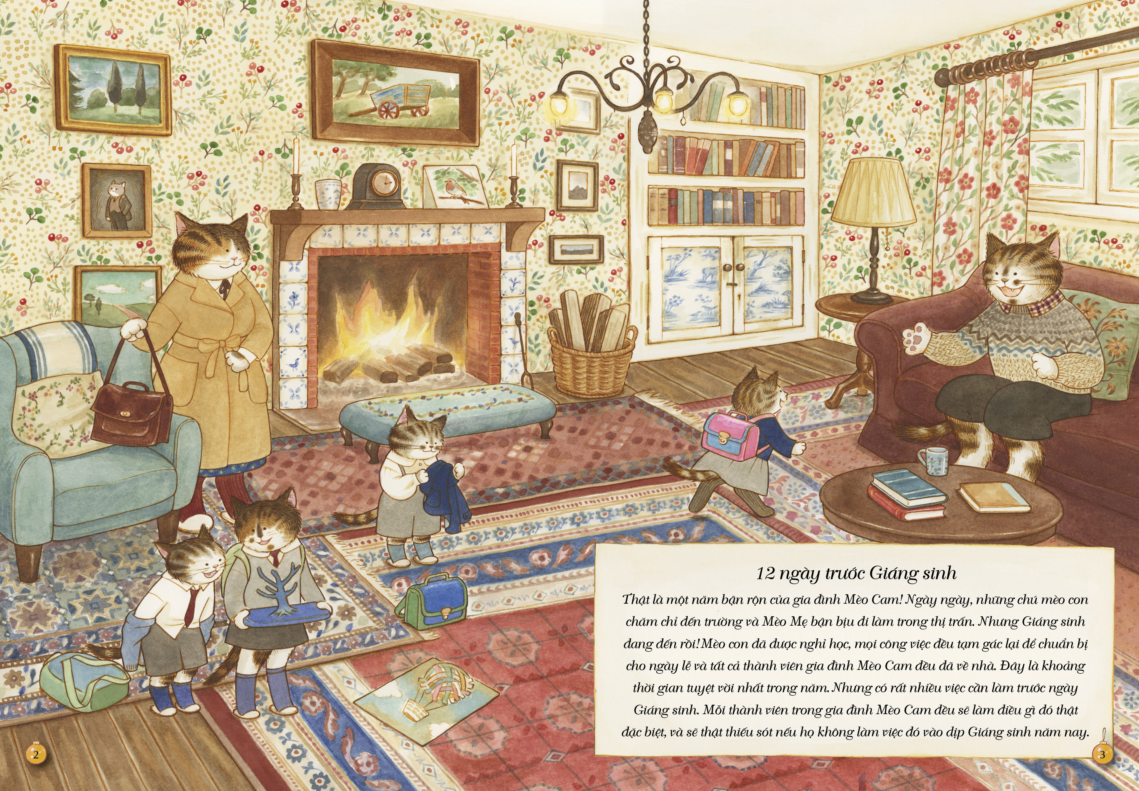 Gia Dinh Meo Cam - Giang Sinh Lung Linh - Bia Cung