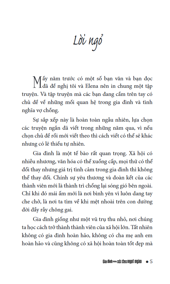 gia đình - những nỗi đau ngọt ngào
