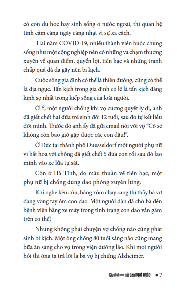 gia đình - những nỗi đau ngọt ngào