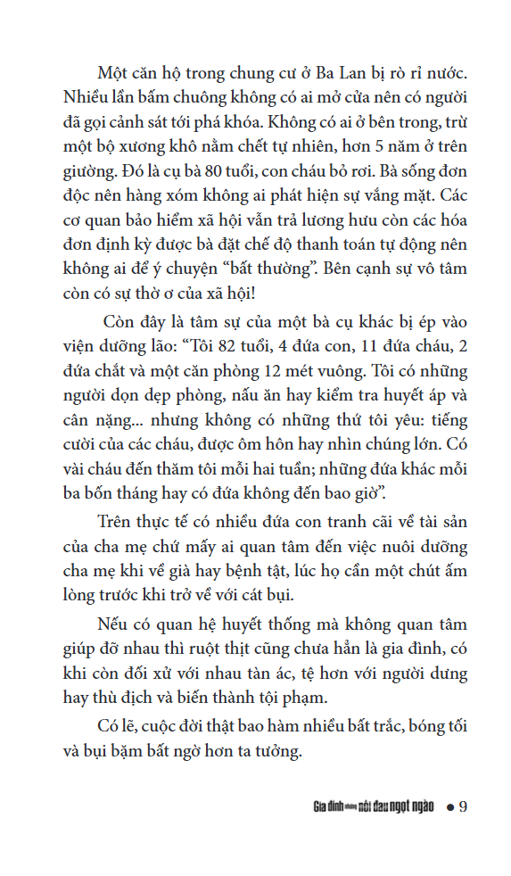 gia đình - những nỗi đau ngọt ngào