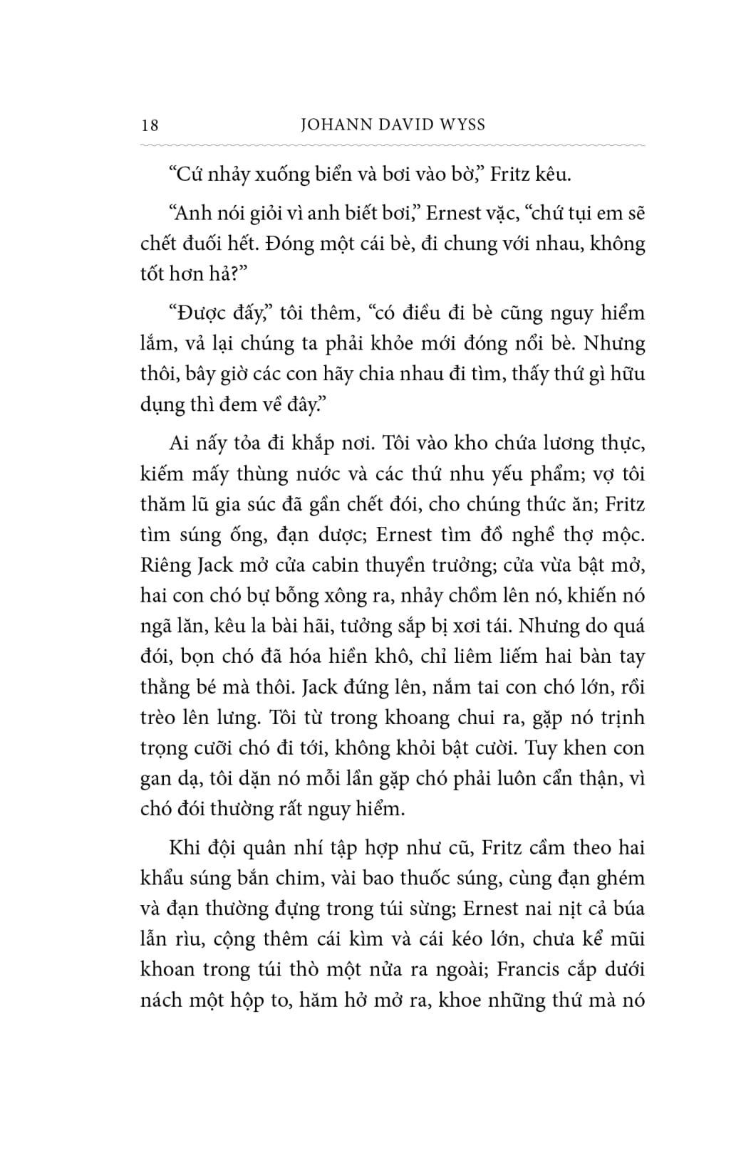gia đình robinson thụy sỹ - bìa vải