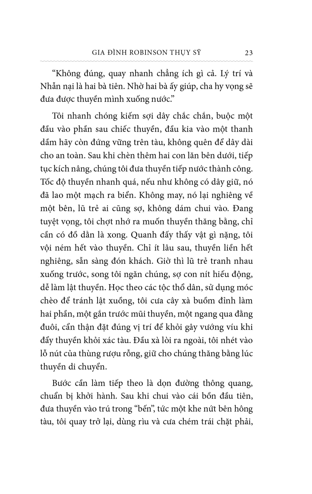 gia đình robinson thụy sỹ - bìa vải