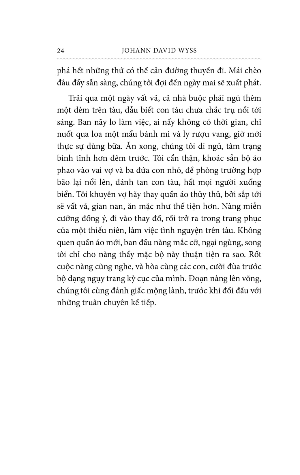 gia đình robinson thụy sỹ - bìa vải