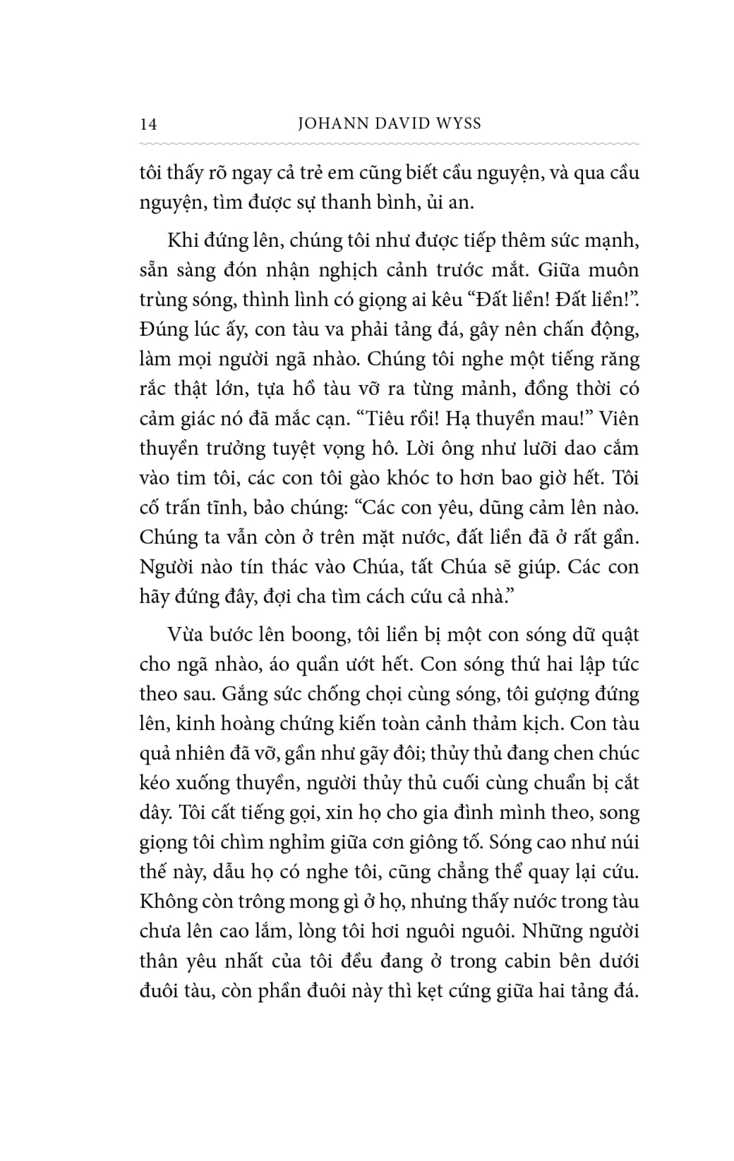 gia đình robinson thụy sỹ - bìa vải
