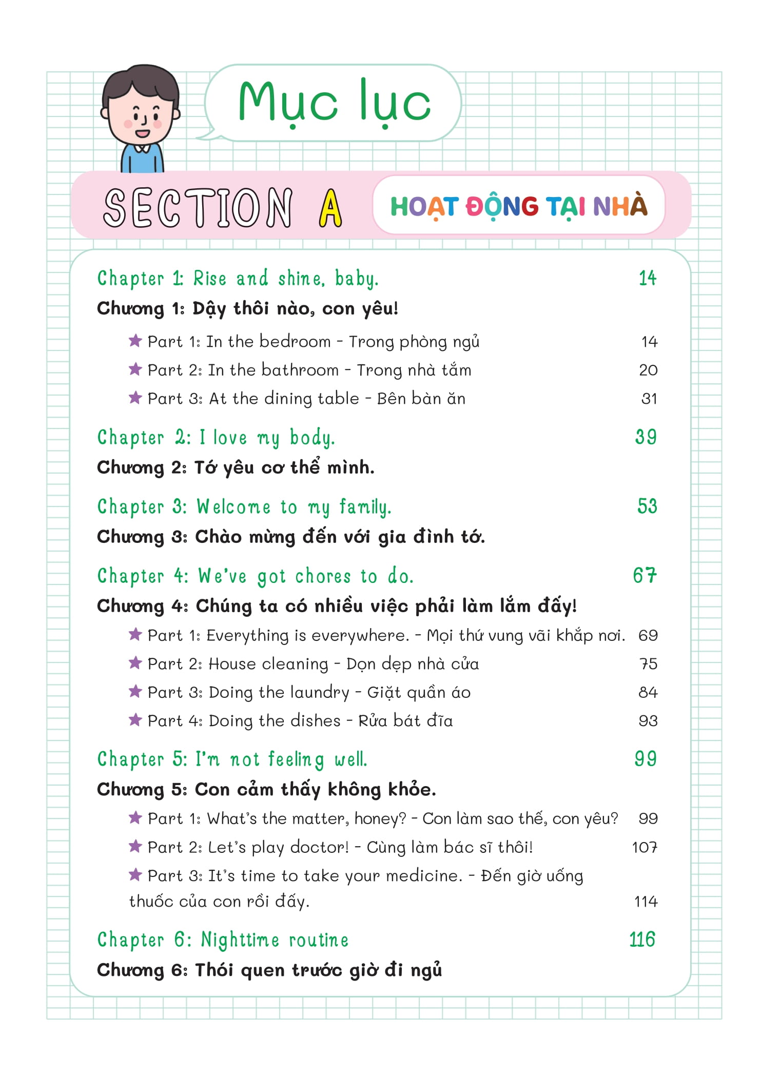 gia đình song ngữ - 365 ngày cả nhà cùng nói tiếng anh như người bản ngữ - hoạt động tại nhà - at-home activities