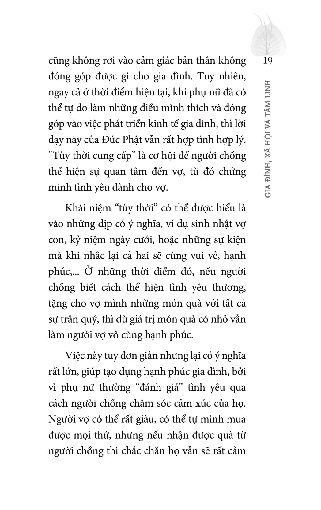 gia đình, xã hội và tâm linh