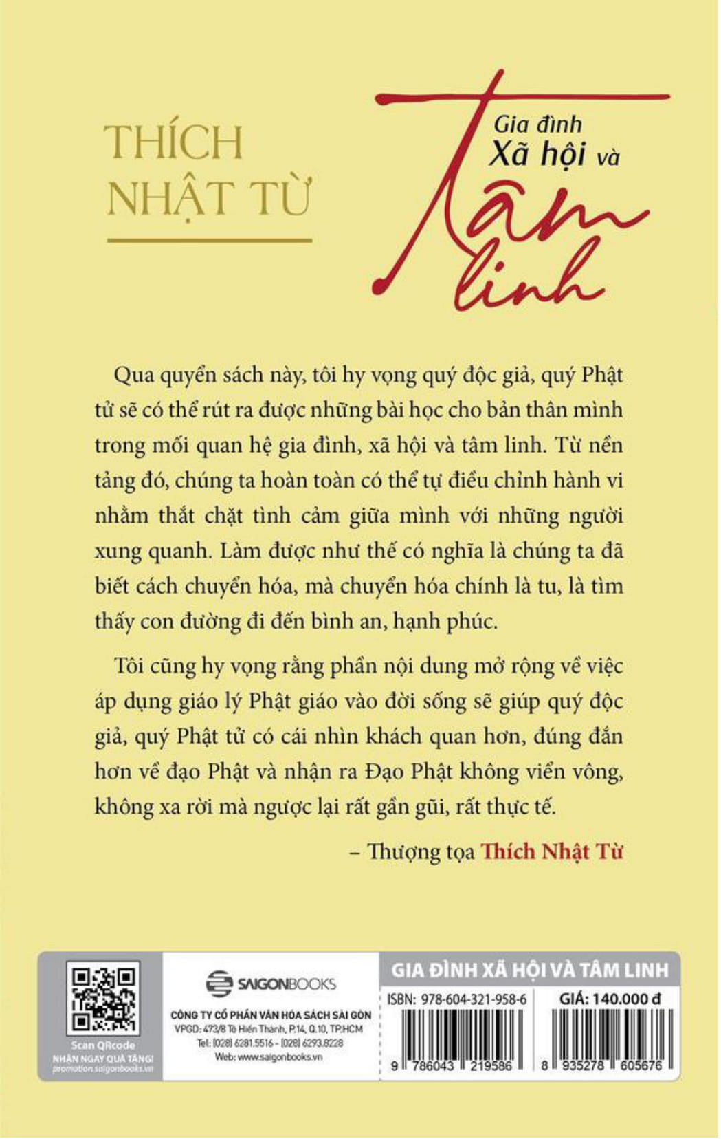 gia đình, xã hội và tâm linh