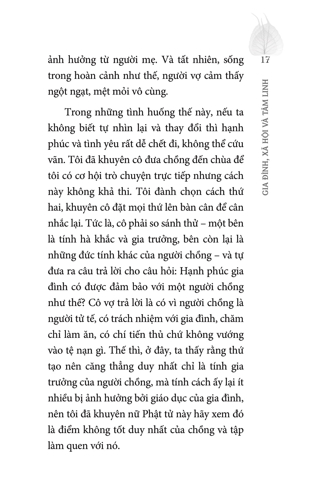 gia đình, xã hội và tâm linh