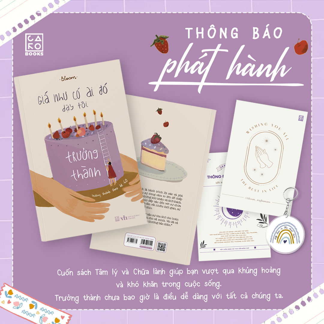 giá như có ai đó dạy tôi trưởng thành - trưởng thành theo hệ 4.0 - tặng kèm móc khóa