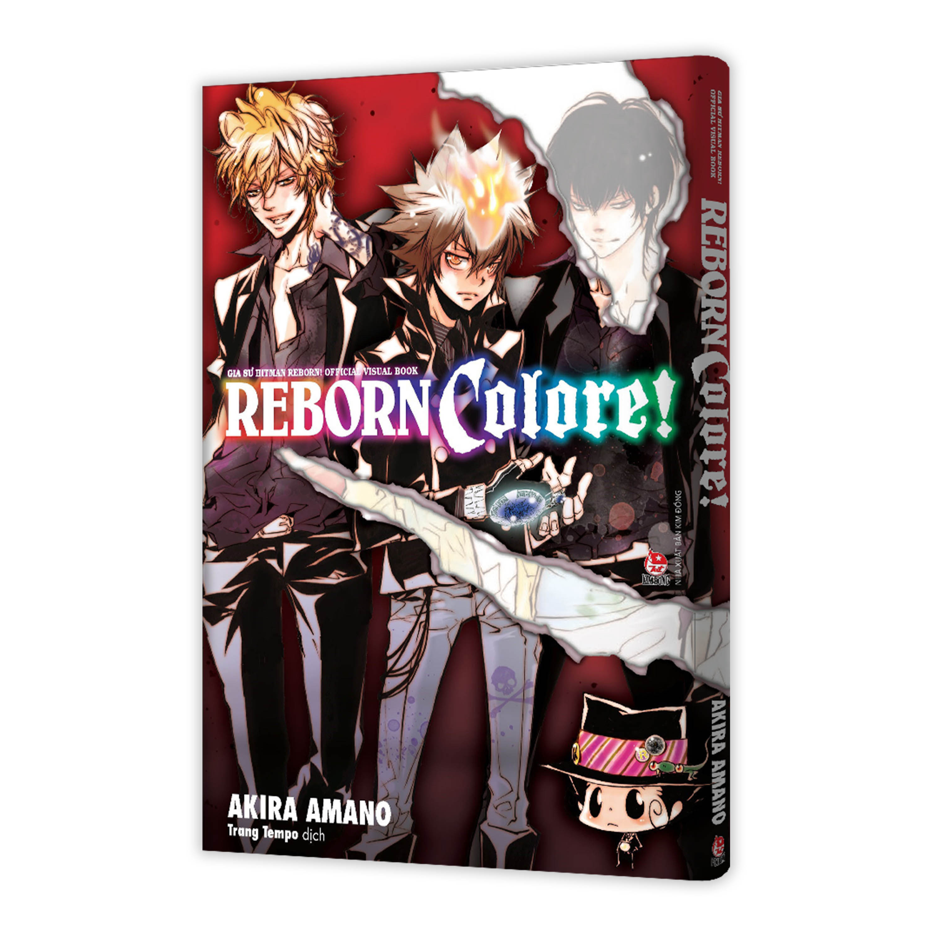 gia sư hitman reborn! official visual book - reborn colore! - tặng kèm sticker