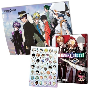 gia sư hitman reborn! official visual book: reborn colore! - tặng kèm sticker + poster
