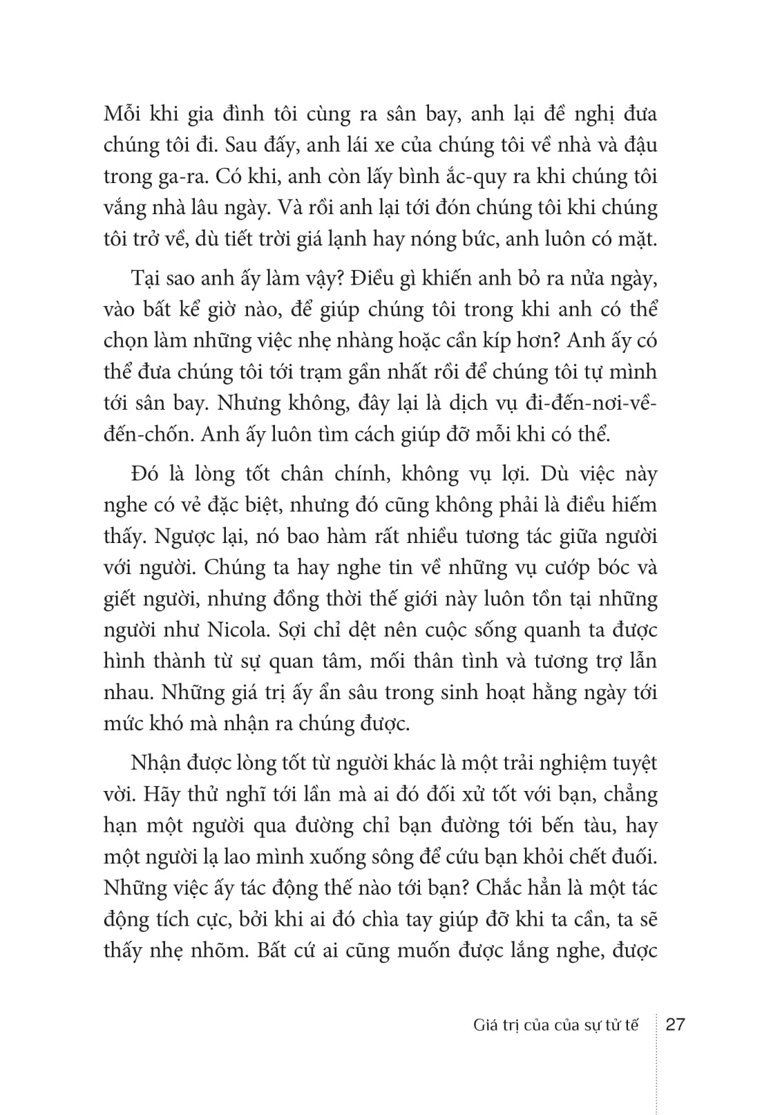 giá trị của sự tử tế (tái bản 2023)