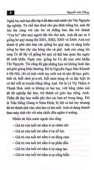 giá trị đích thực của tuổi trẻ