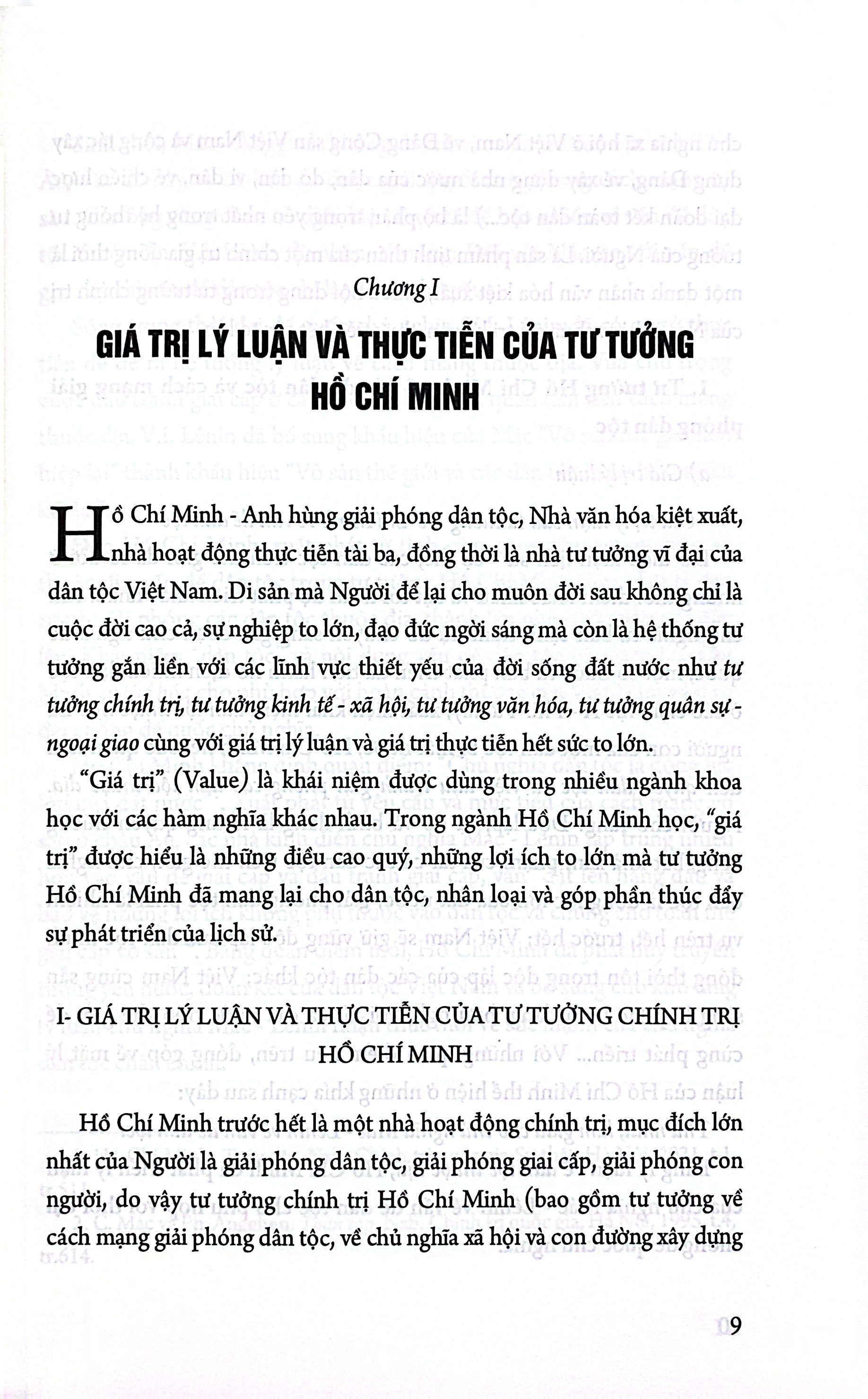 Giá Trị Và Sự Vận Dụng, Phát Triển Tư Tưởng Hồ Chí Minh Trong Giai Đoạn Hiện Nay