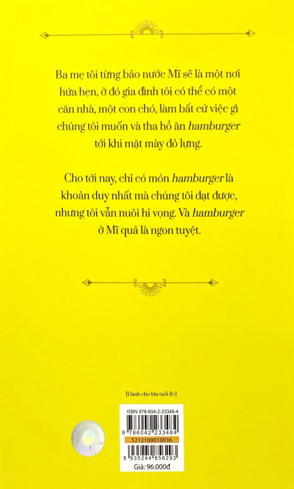 giấc mơ bên kia đại dương (giải thưởng văn học asian/pacific american 2019)