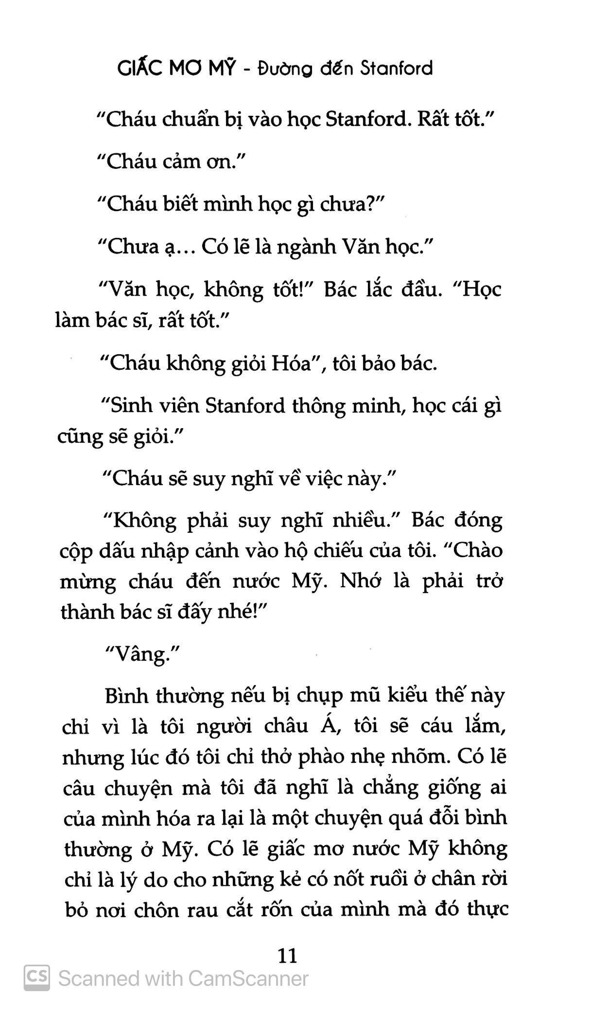 giấc mơ mỹ - đường đến stanford