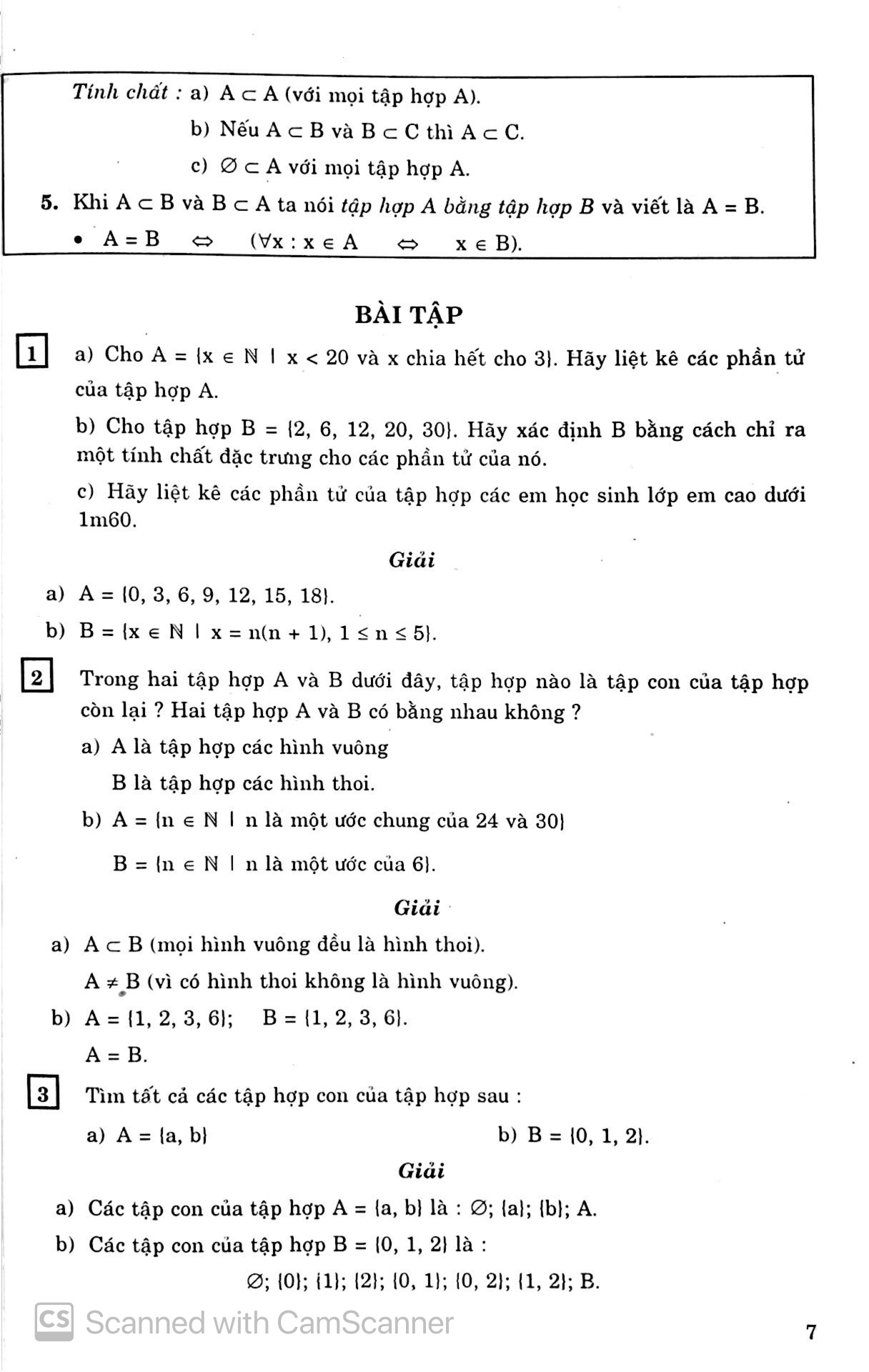 giải bài tập đại số 10 (cơ bản)