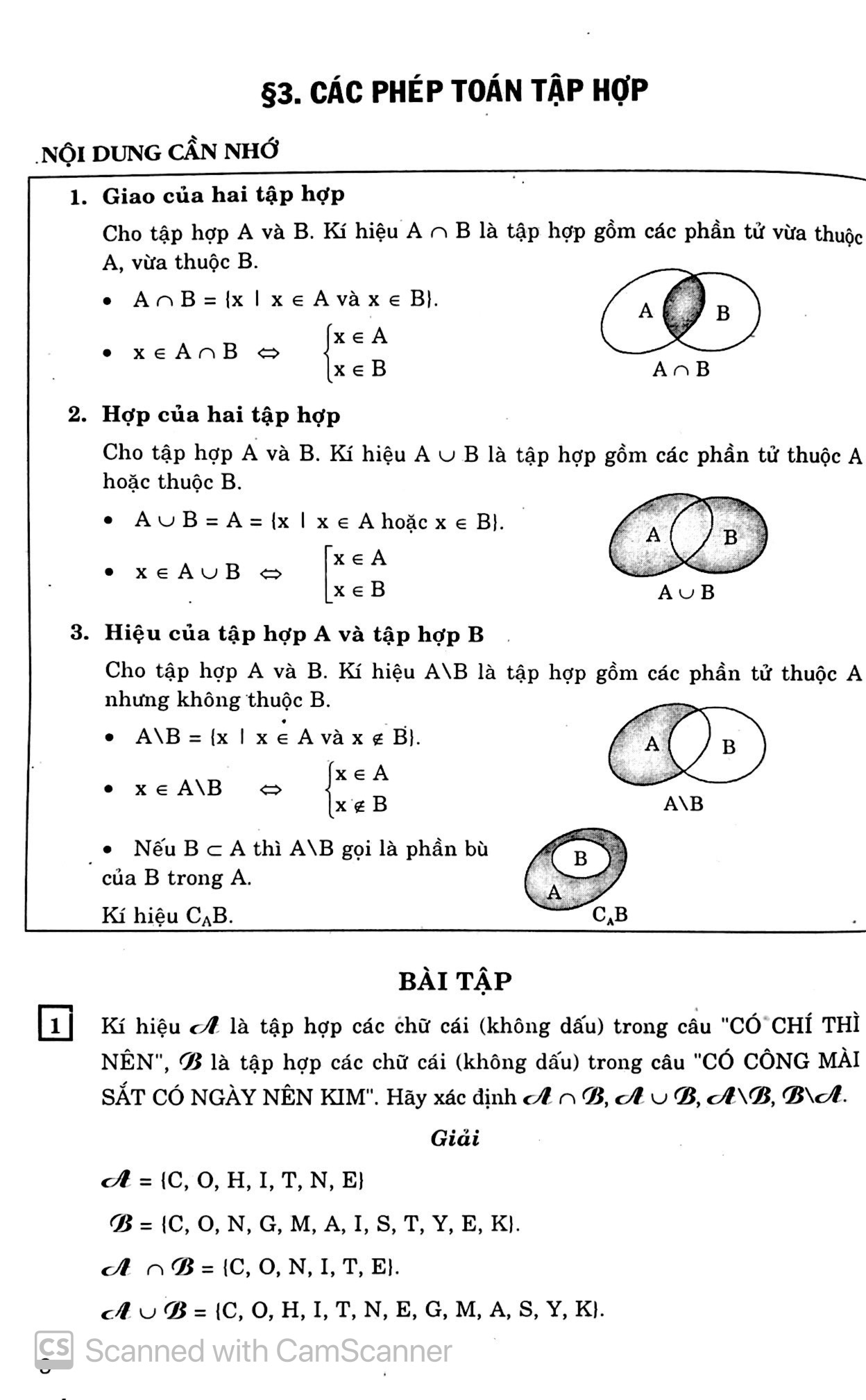 giải bài tập đại số 10 (cơ bản)