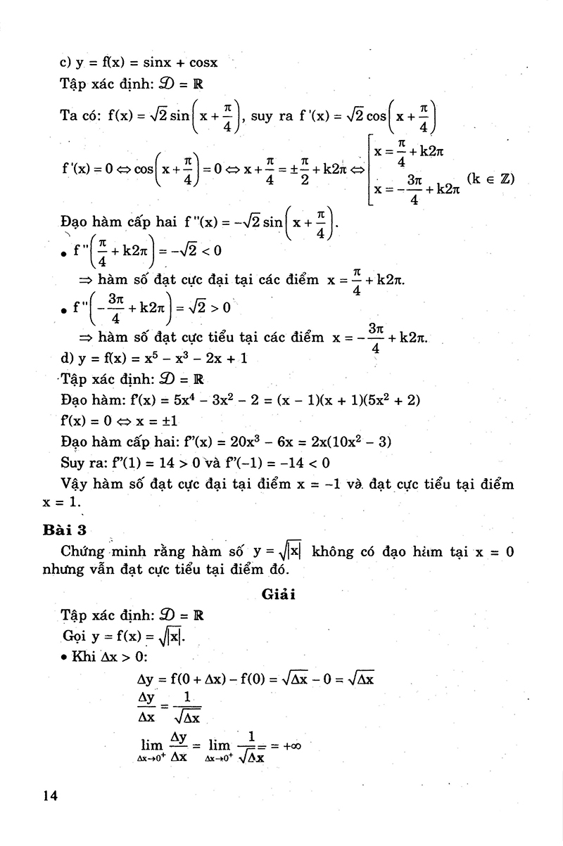 giải bài tập đại số - giải tích 12
