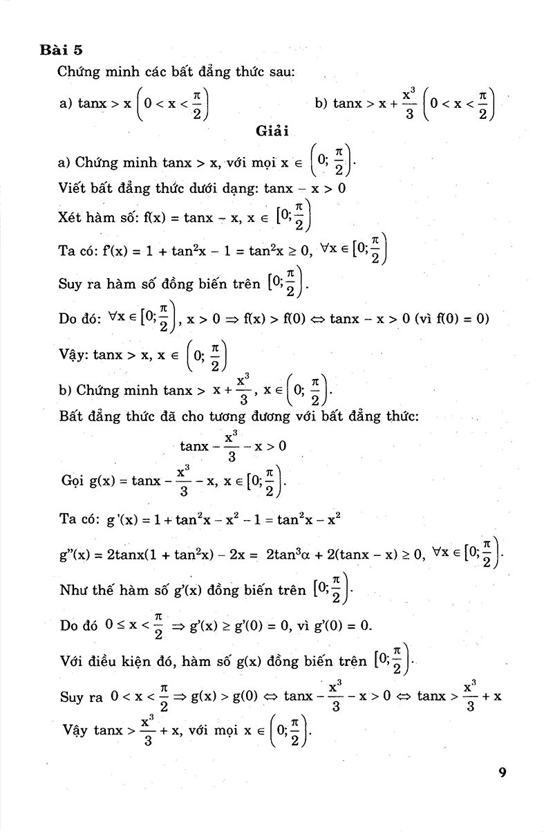 giải bài tập đại số - giải tích 12
