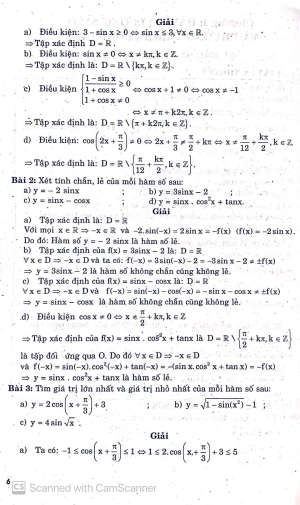 giải bài tập đại số và giải tích lớp 11 (chương trình nâng cao)
