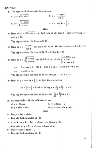 giải bài tập đại số và giải tích lớp 11 (nâng cao) (tái bản 2015)