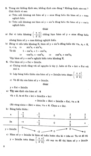 giải bài tập đại số và giải tích lớp 11 (nâng cao) (tái bản 2015)