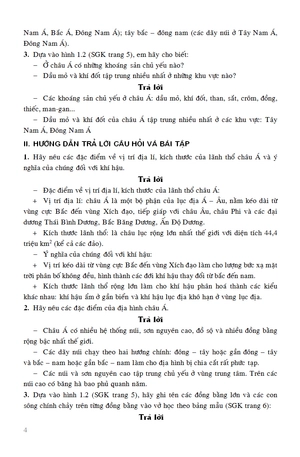 giải bài tập địa lí lớp 8