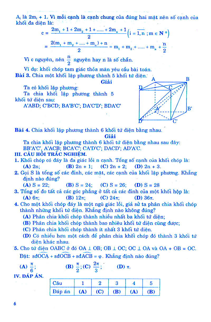 giải bài tập hình học lớp 12 (chương trình chuẩn)