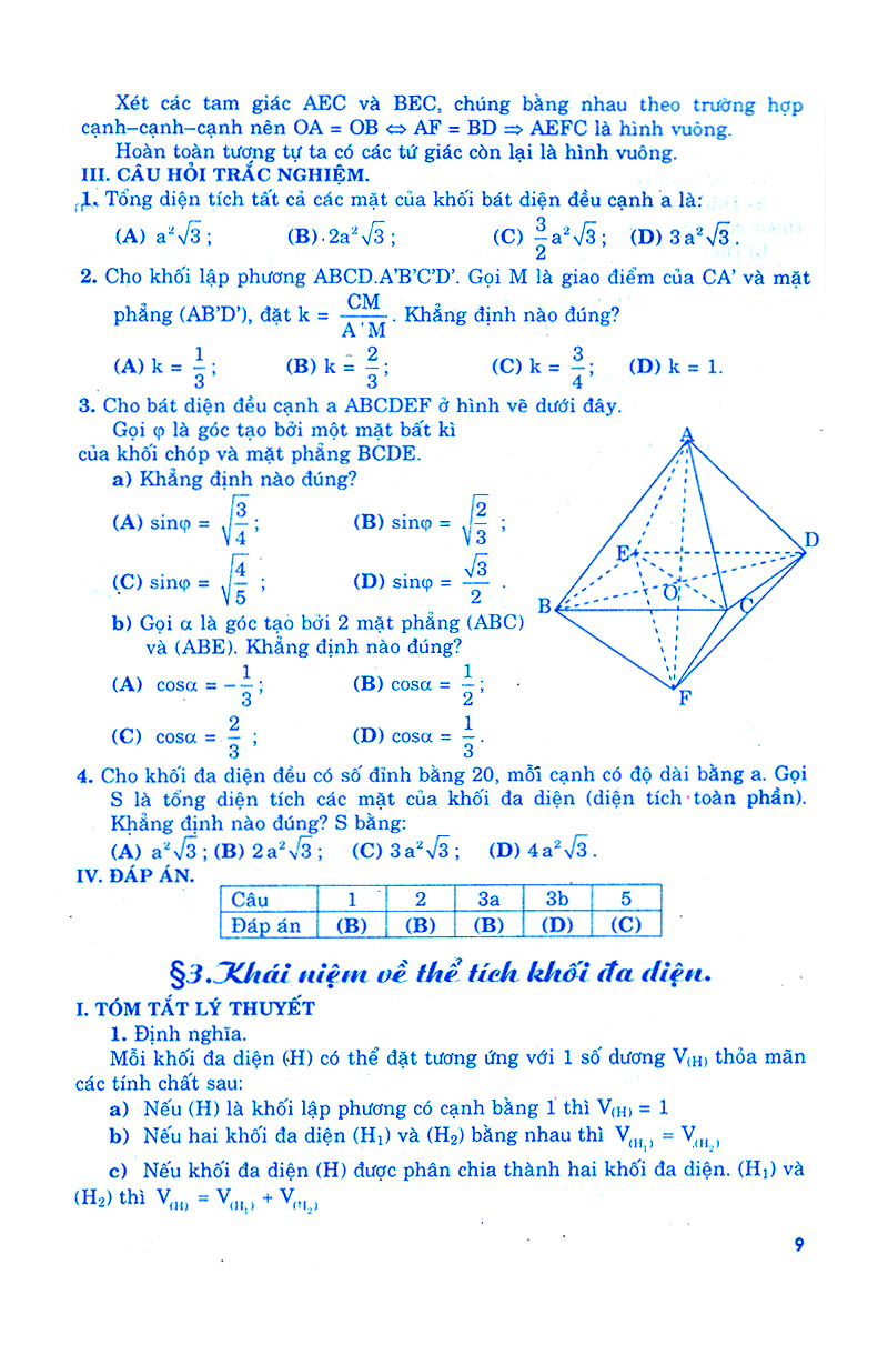 giải bài tập hình học lớp 12 (chương trình chuẩn)
