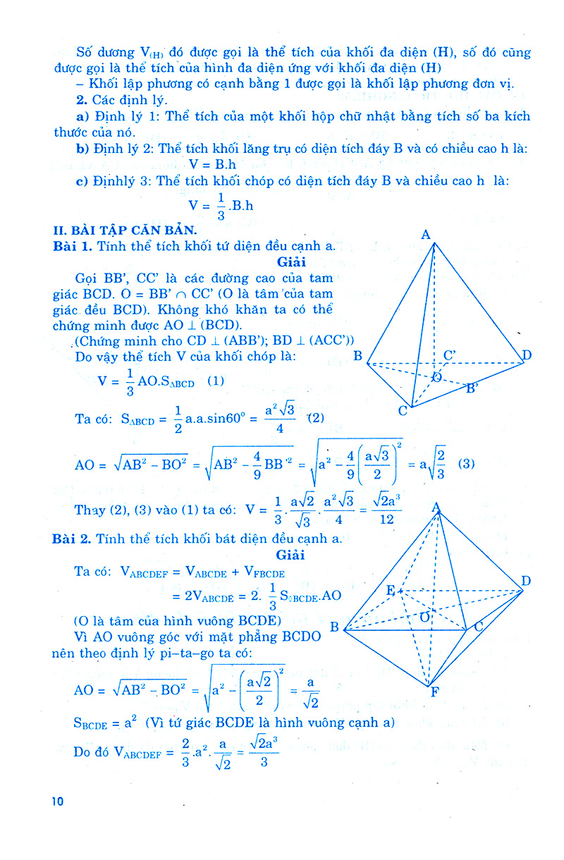 giải bài tập hình học lớp 12 (chương trình chuẩn)