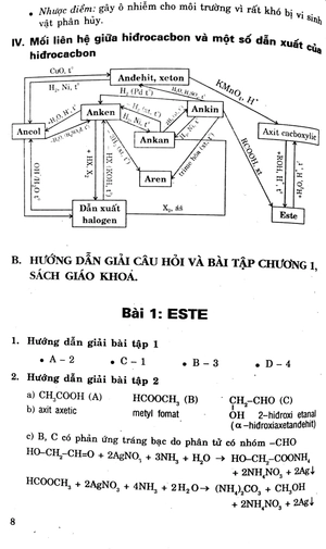 giải bài tập hoá học 12 nâng cao