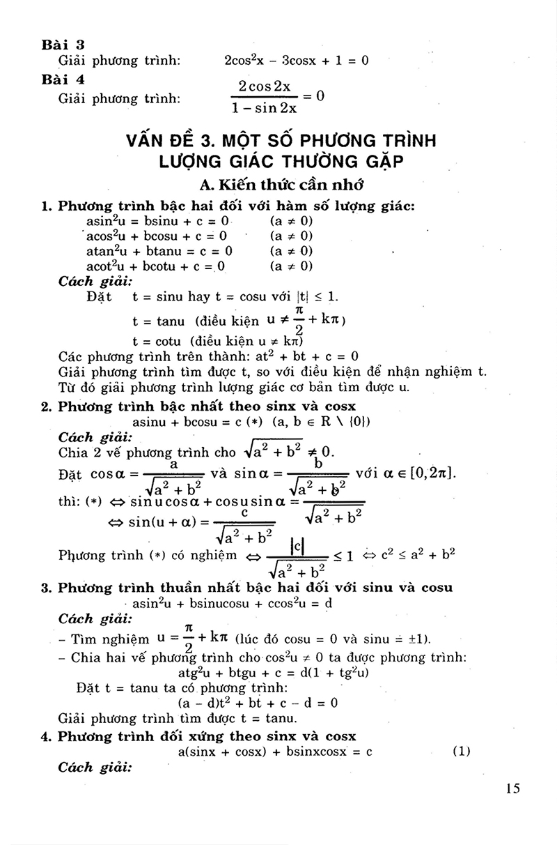 giải bài tập toán đại số - giải tích 11