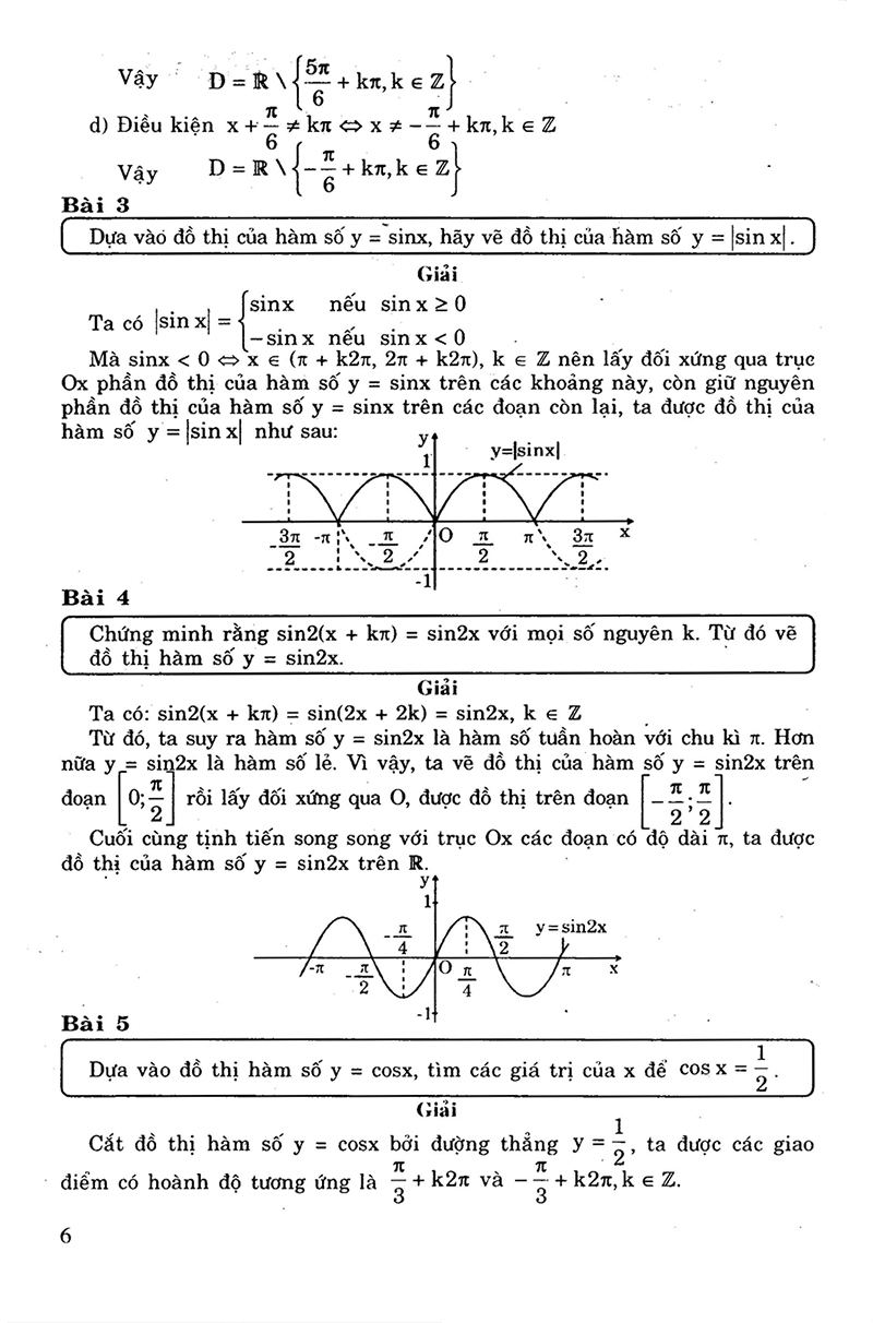 giải bài tập toán đại số - giải tích 11