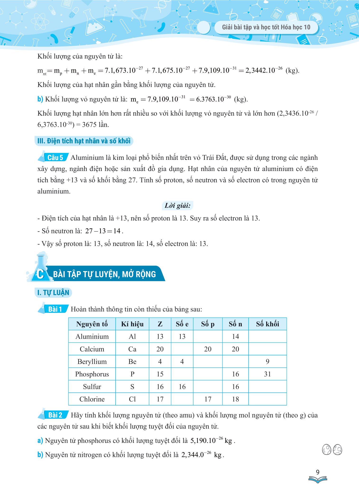 giải bài tập và học tốt hóa học 10