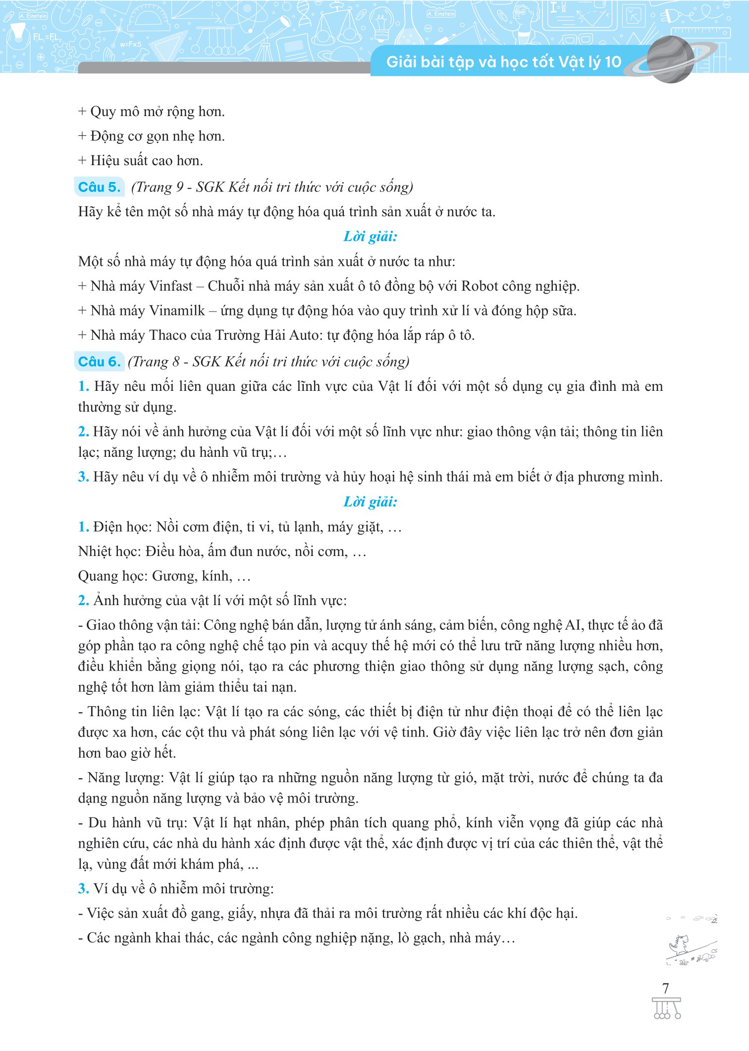giải bài tập và học tốt vật lý 10