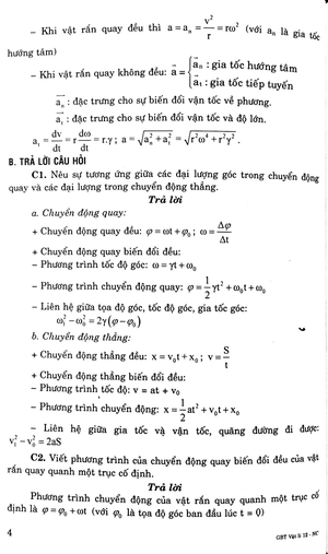 giải bài tập vật lí 12 nâng cao
