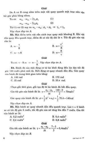 giải bài tập vật lí 12 nâng cao
