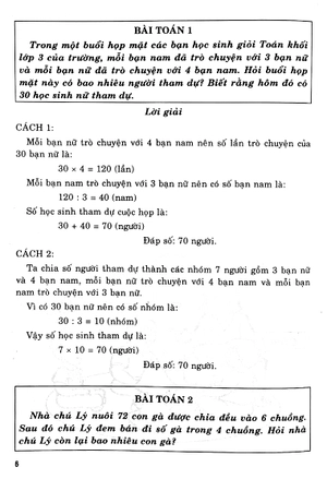 giải bằng nhiều cách các bài toán lớp 3 (biên soạn theo chương trình giáo dục phổ thông mới)